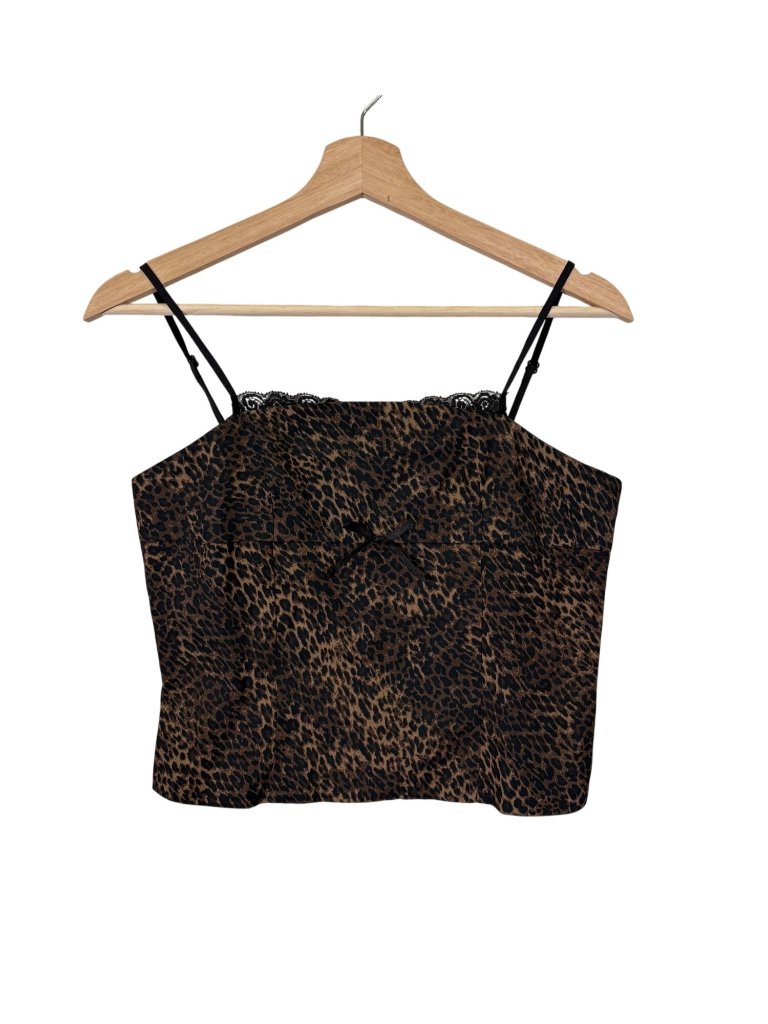Y2k Style Leopard Print Camisole Tank Top